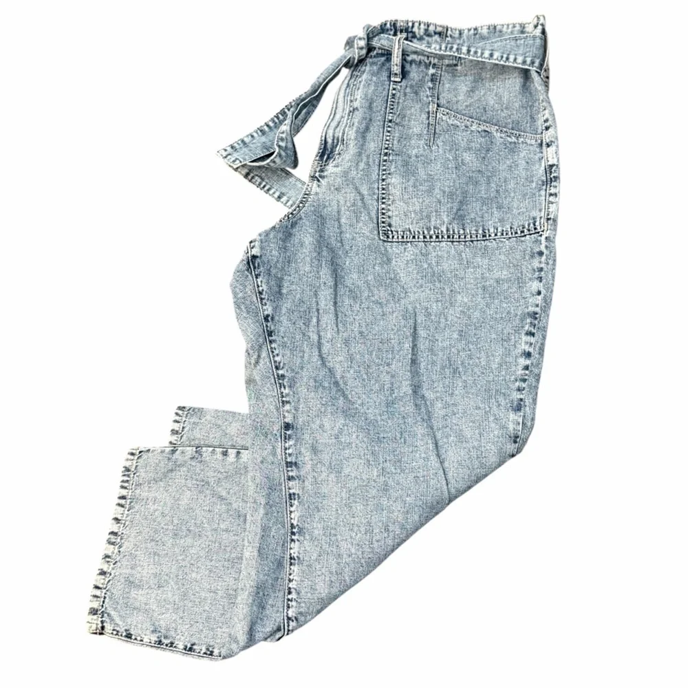 torrid High-Rise Baggy Lightweight Tie-Belt Jeans sz 14R NWT - Picture 2 of 11